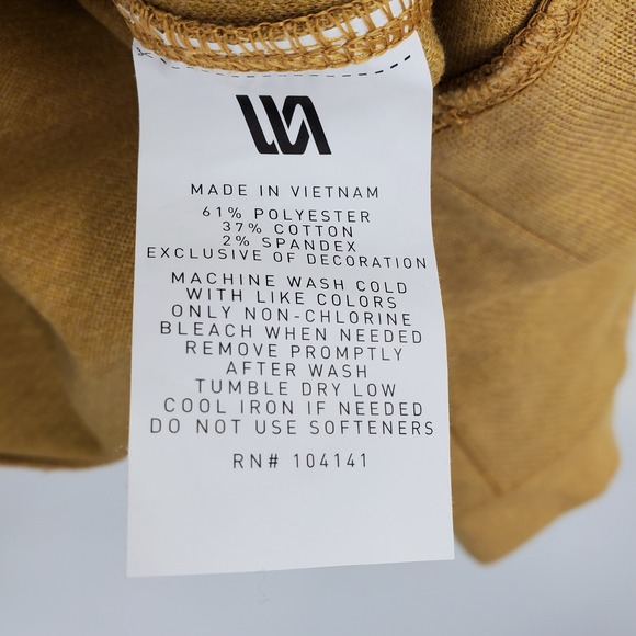 NWT VRST Mens Recharge Pebble 1/4 Zip Pullover Palomino Gold Heather XL Stretch - Picture 4 of 9